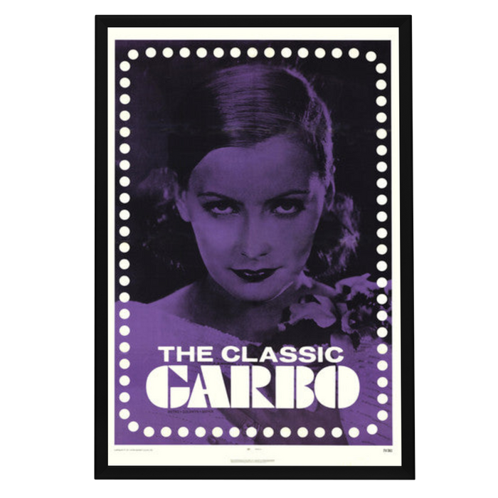 "Greta Garbo" (1969) Framed Movie Poster