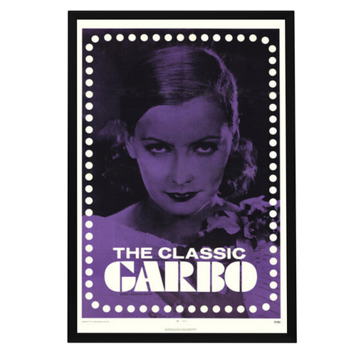 "Greta Garbo" (1969) Framed Movie Poster