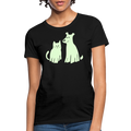 Halloween Costume Contoured Glow-in-the-Dark T-Shirt - black