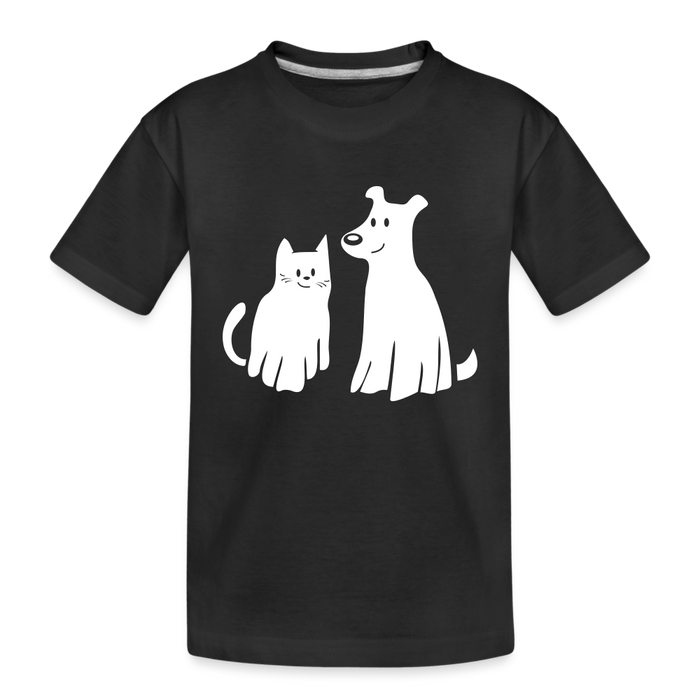 Halloween Costume Dog & Cat Toddler Premium Organic T-Shirt - black