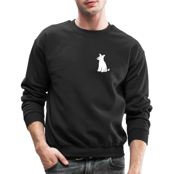 Halloween Costume Dog Crewneck Sweatshirt - black