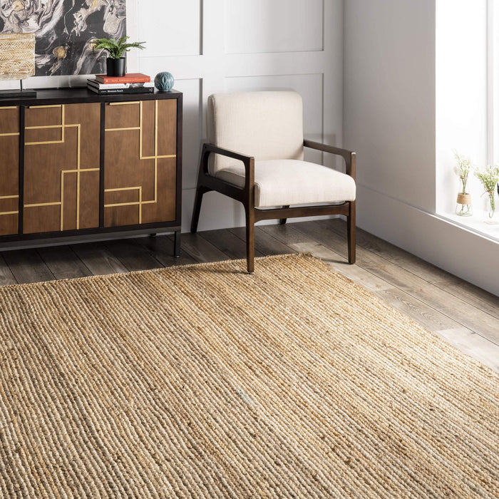 Hand Woven Rigo 100% Jute Rug - touchGOODS