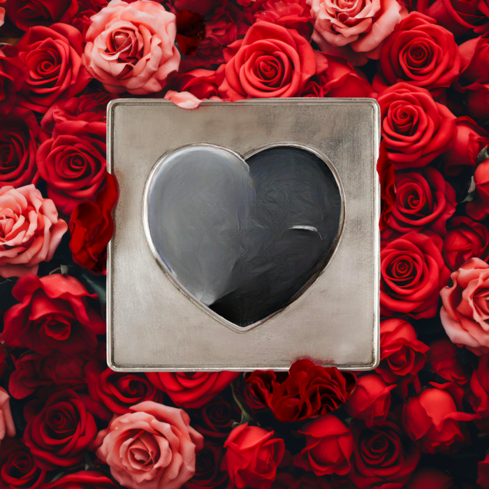 Heart in Square Frame