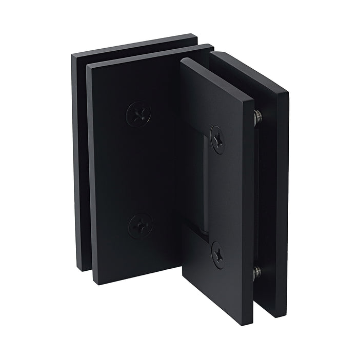 Heavy duty 90°Glass To Glass Shower Hinge Square Edged | TR607