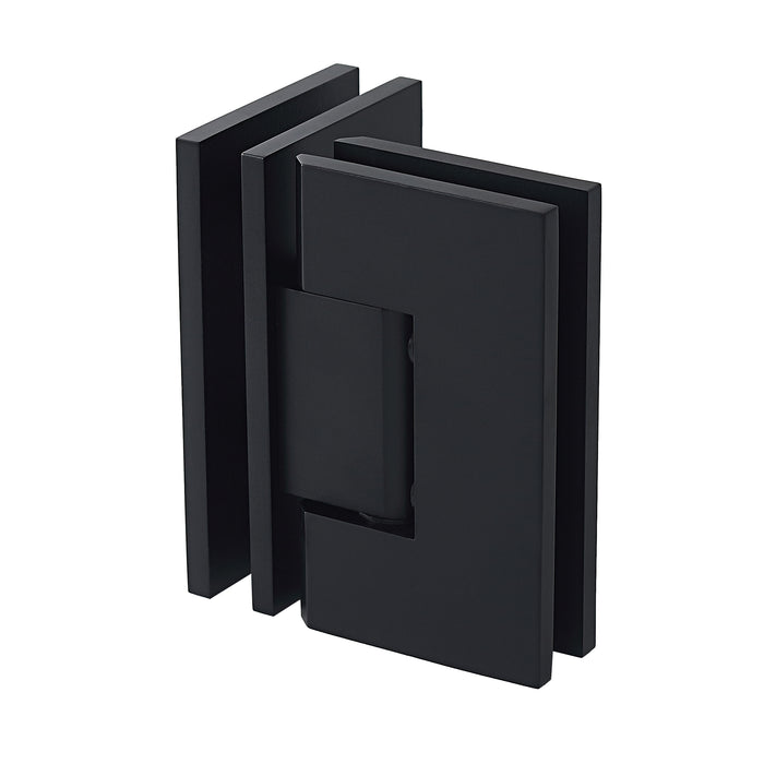 Heavy duty 90°Glass To Glass Shower Hinge Square Edged | TR607