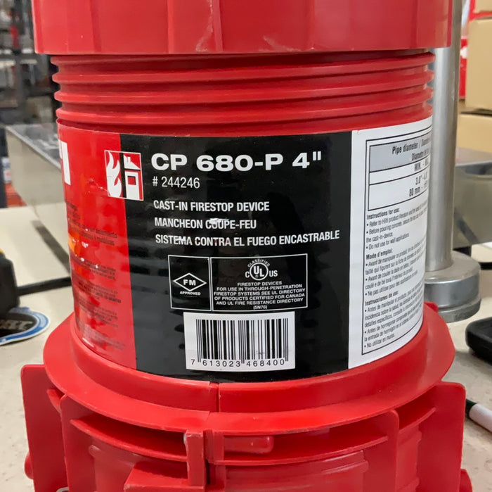 HILTI CP 680-P CAST-IN Firestop Sleeve