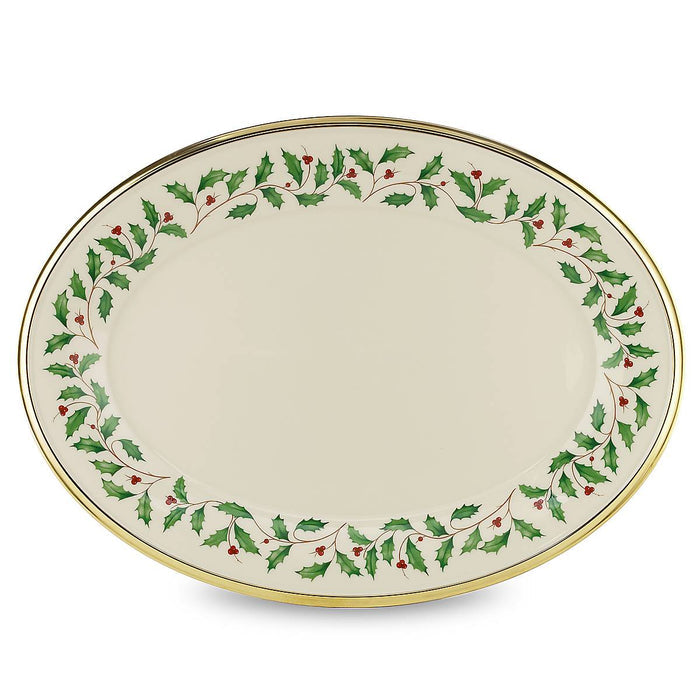 Holiday Oval Serving Platter