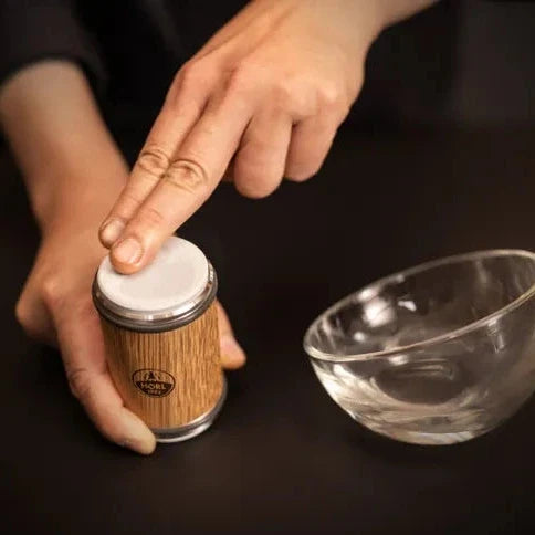 Man sharpening knife with Horl 3 Kagami sharpener