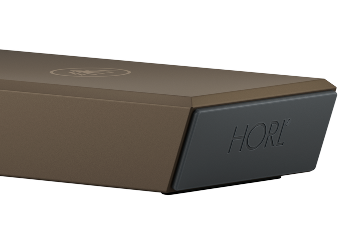 Side view of Horl 3 Pro Knife Sharpener showing branding and design