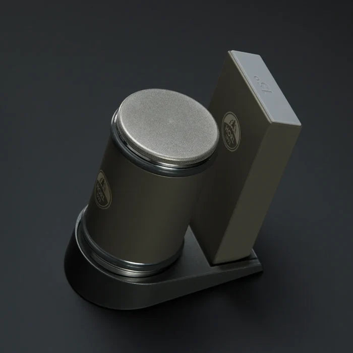 Horl Dock Dark Bronze knife sharpener holder with angled support and sleek finish