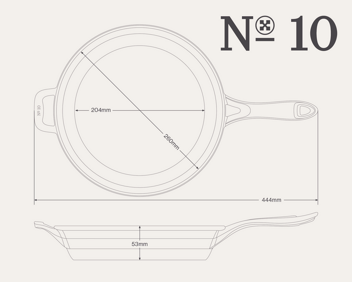 Hornbeam №10 Skillet
