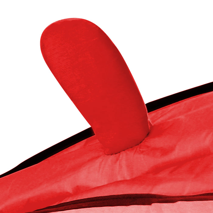 IMAGE 3D Kite Red Dolphin with Huge Frameless Soft Parafoil for Kids