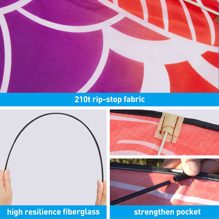 IMAGE Large 1.45 * 3m Carp Kite Single Line Kite with Durable Fabric and Structure