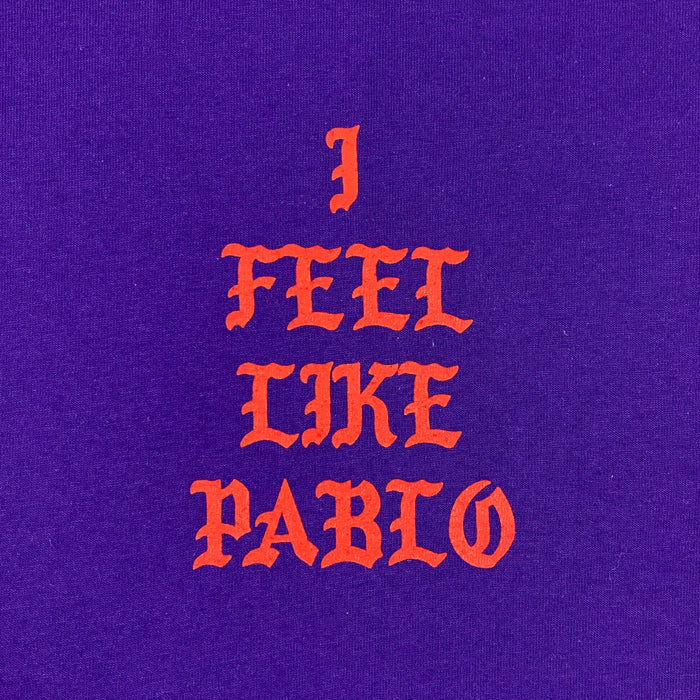 The Life of Pablo 2016 Paradise Fesitval ‘I Feel Like Pablo’ Tee In Purple