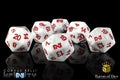 Infinity: N5 Marbled w/ Red - Official Dice Set