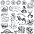 IOD Antiquities Decor Stamp by Iron Orchid Designs - 12"x12" Silicone