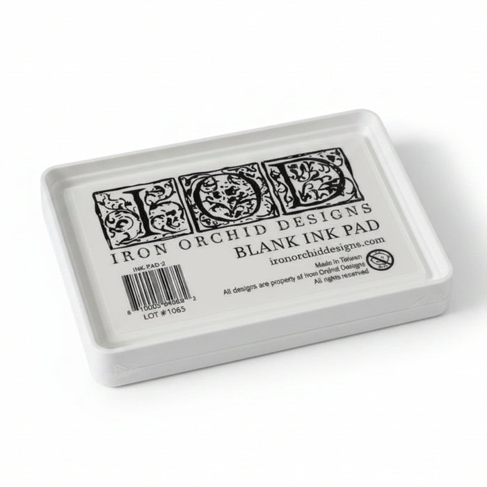 IOD Blank Ink Pad by Iron Orchid Designs - 4" x 2.75" Reusable