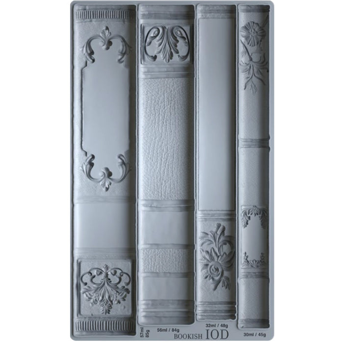 IOD Bookish Decor Mould by Iron Orchid Designs 6x10 - Summer 2026
