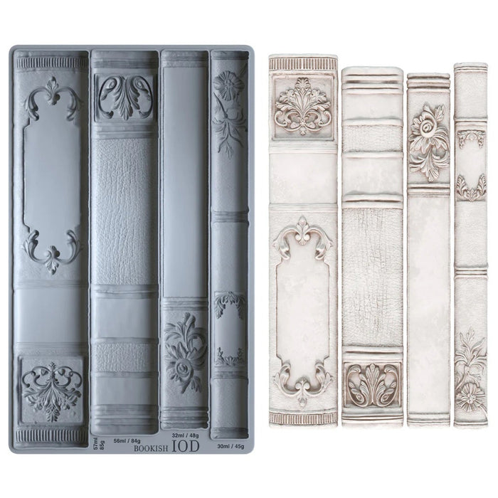 IOD Bookish Decor Mould by Iron Orchid Designs 6x10 - Summer 2026