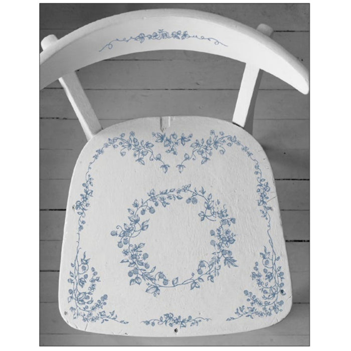 IOD Brambles & Berries Decor Stamp by Iron Orchid Designs - 12"x12"