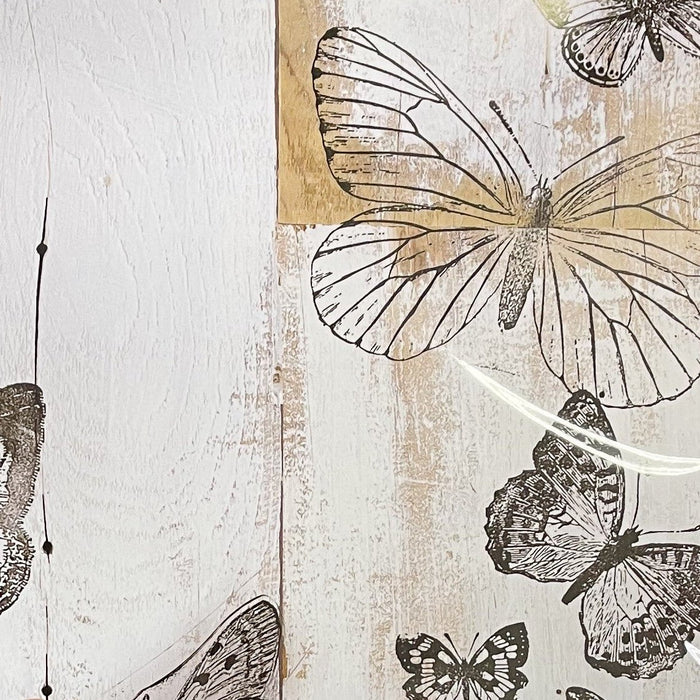 IOD Butterflies Decor Stamp by Iron Orchid Designs - 12"x12" Silicone