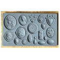 IOD Cameos Decor Mould by Iron Orchid Designs - 6x10 Silicone Mold