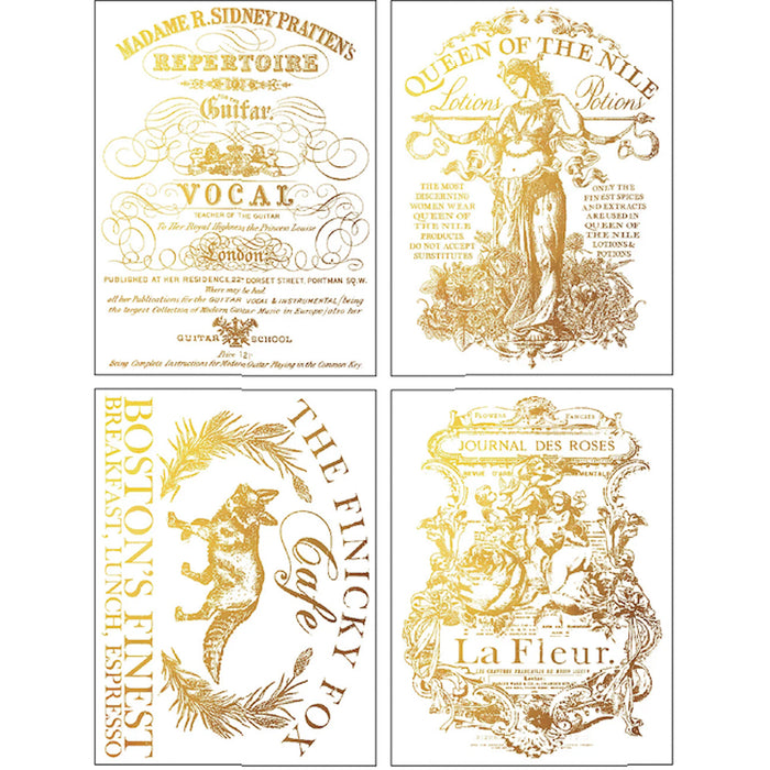 IOD Curated Signage Gilded Transfer - Iron Orchid Designs