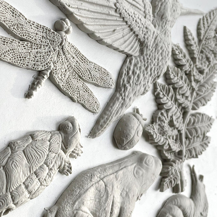 IOD Dewdrop Pond Decor Mould by Iron Orchid Designs - 6x10 Silicone