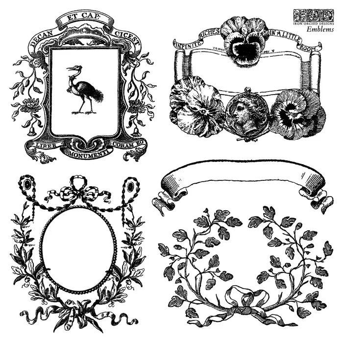IOD Emblems Decor Stamp - Iron Orchid Designs