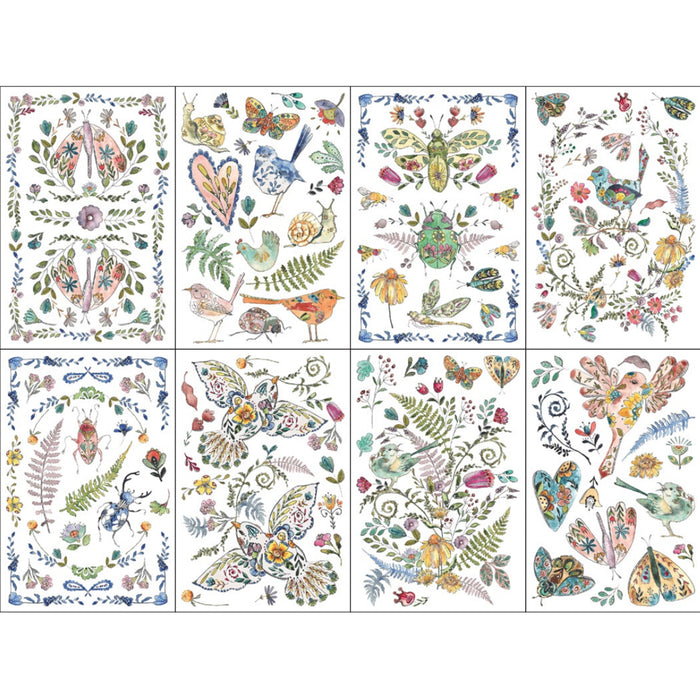IOD Fern Fables Decor Transfer by Iron Orchid Designs - Summer 2026