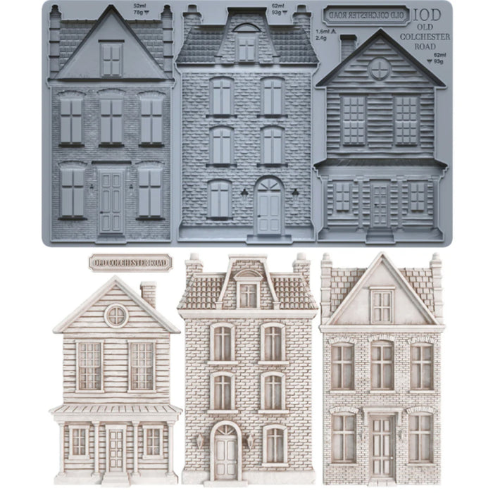 IOD Old Colchester Road Decor Mould by Iron Orchid Designs - 6"x10"