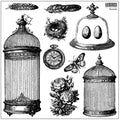 IOD Pastiche Decor Stamp by Iron Orchid Designs - Two 12"x12" Sheets