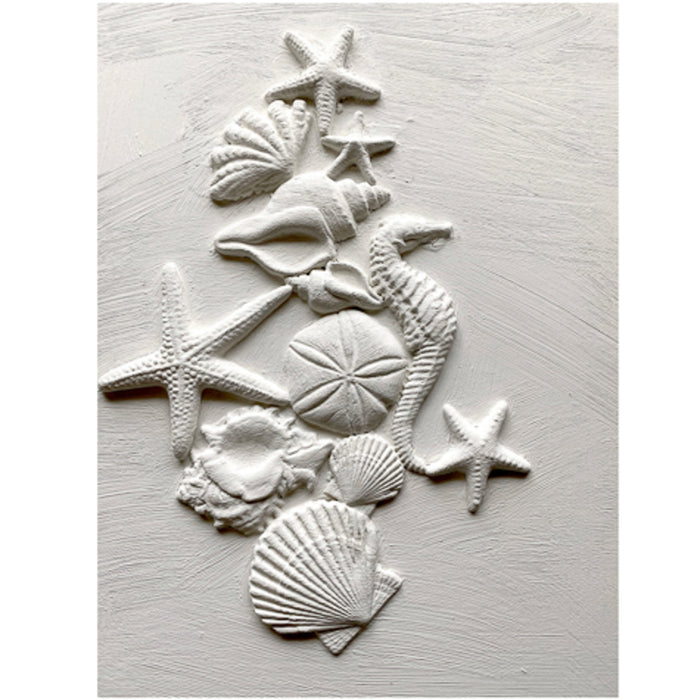 IOD Sea Shells Decor Mould by Iron Orchid Designs - 6x10 Silicone