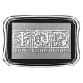 IOD Silver Sparkle Ink Pad by Iron Orchid Designs - 4"x2.75" Reusable