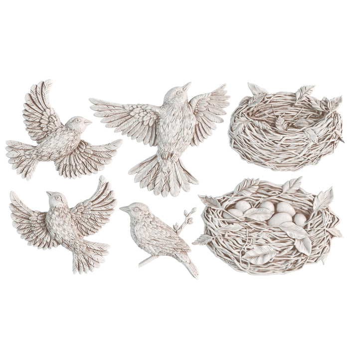 IOD Sparrow's Nest Decor Mould by Iron Orchid Designs - 6x10 Silicone