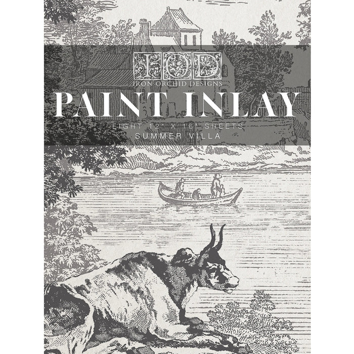 IOD Summer Villa Paint Inlay - Iron Orchid Designs