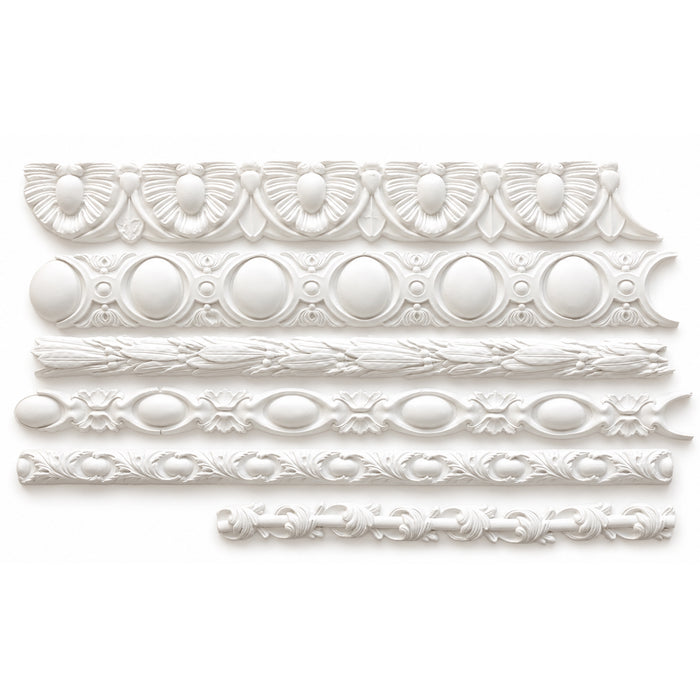 IOD Trimmings 3 Decor Mould by Iron Orchid Designs - 6x10 Silicone
