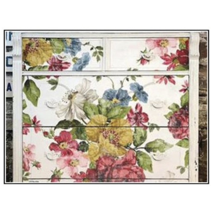 IOD Wall Flower Decor Transfer - Iron Orchid Designs