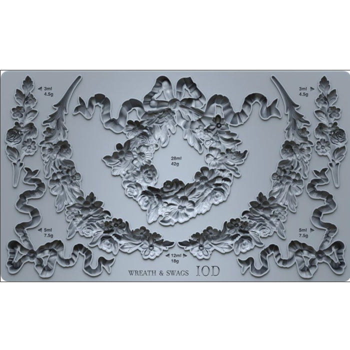 IOD Wreath & Swags Decor Mould - Iron Orchid Designs - Spring 2026