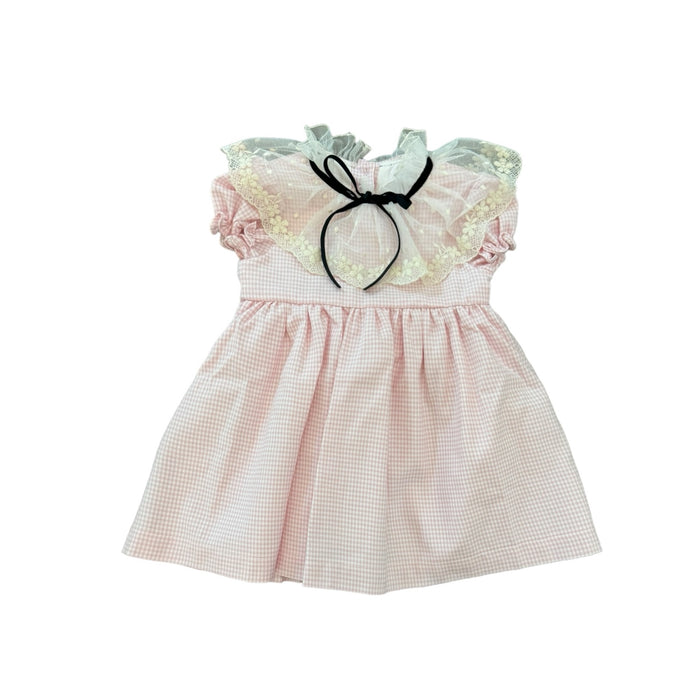 Jackie Pink/White Gingham Dress