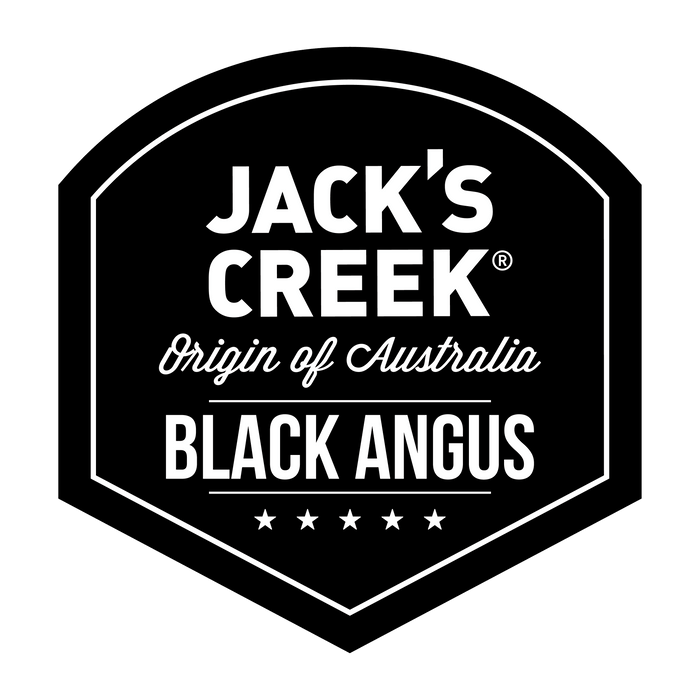 Black Angus Short Rib label with premium meat features