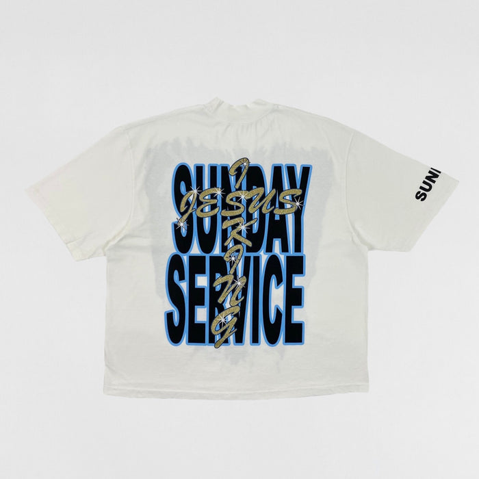 Jesus Is King 2019 AWGE Rhinestone Jesus Tee