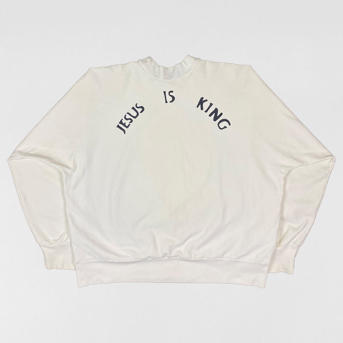 Jesus Is King 2019 OG NY Crewneck In White