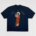 Jesus Is King 2019 Portrait Tee In Navy