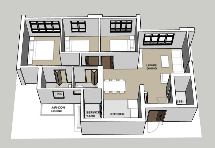 Jurong Arcadia 4-room