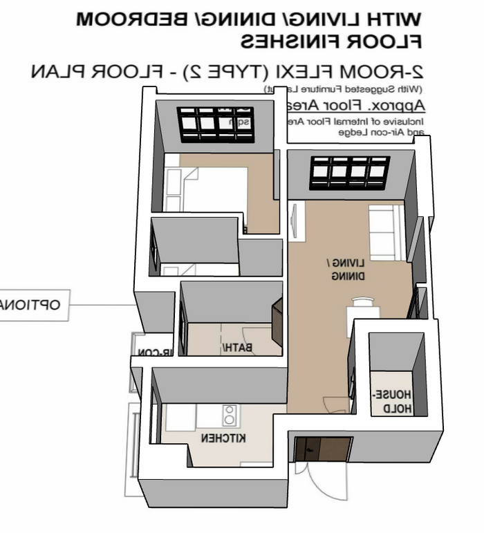 Kebun Baru Breeze 2-room type 2