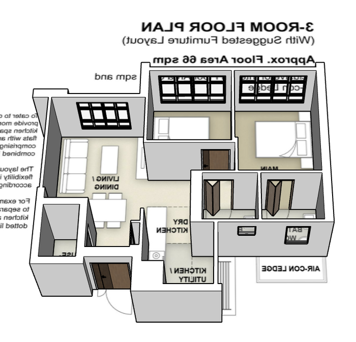 Kebun Baru Ridge 3-room