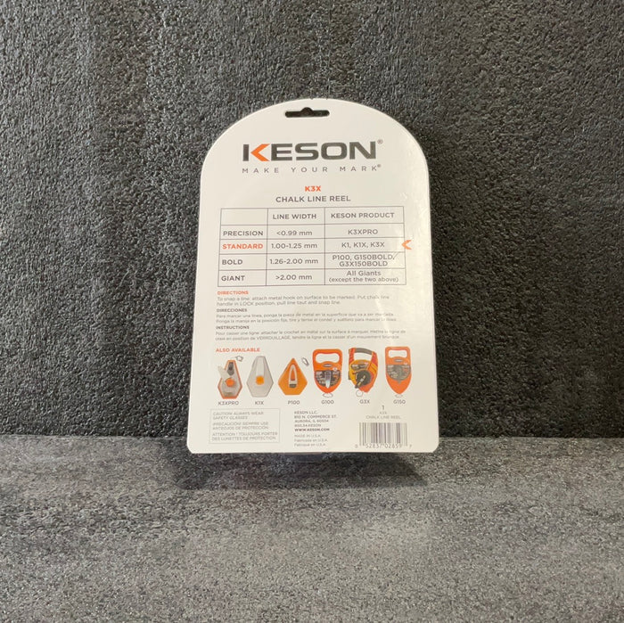 Keson K1 or K3X Standard String Chalk Lines
