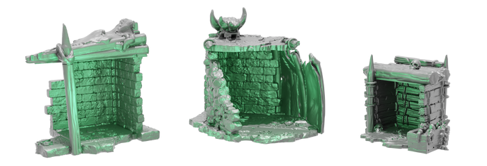 Kingdom of Azragor Orcish Hovels (STL File)