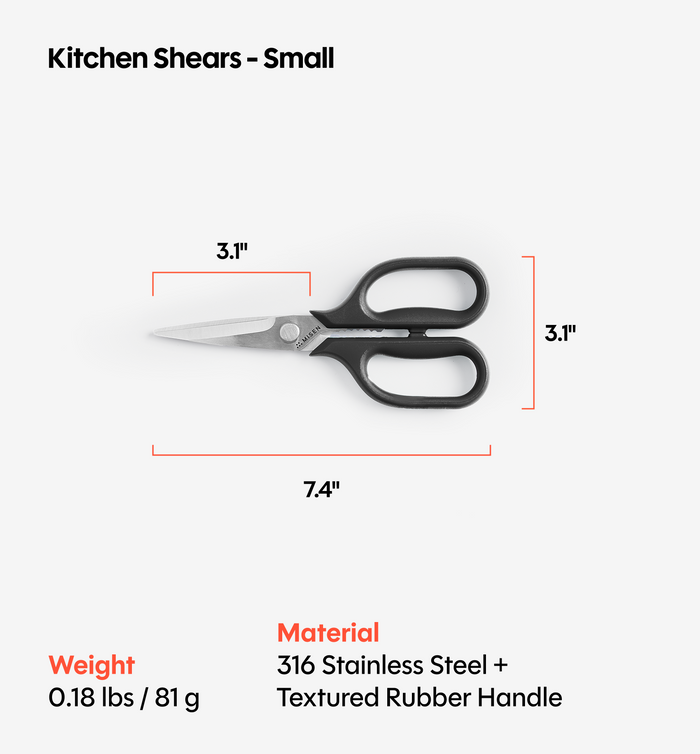 Kitchen Shears - Small - Black